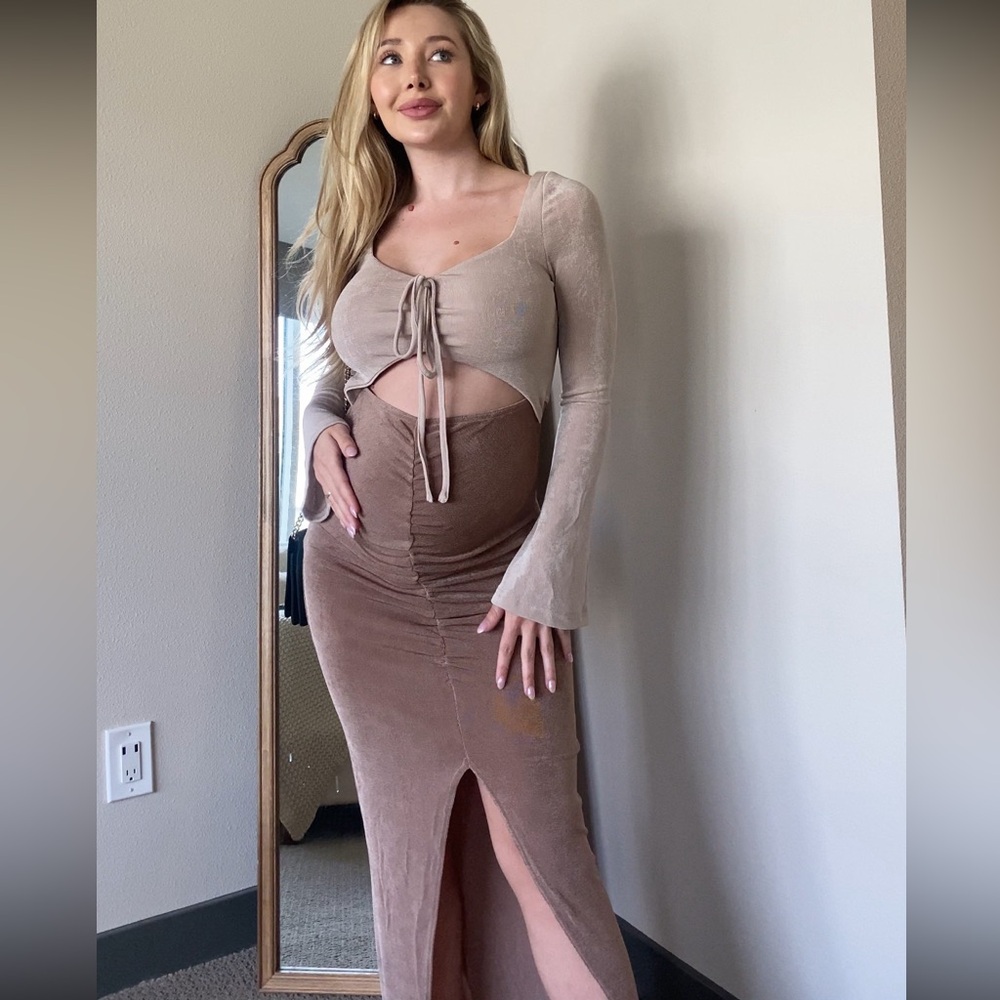 Beige Cider Dress